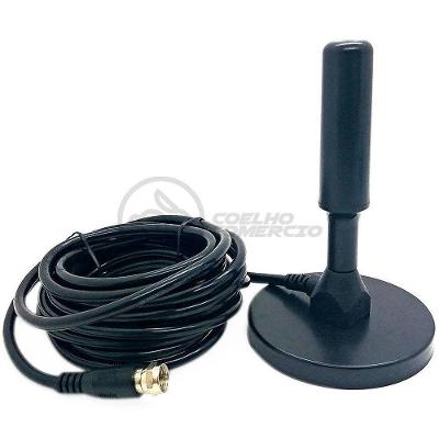 Antena Digital Portátil Interna E Externa Full Hdtv Vhf 4K