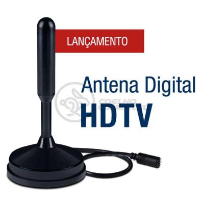 Antena Digital Portátil Interna E Externa Full Hdtv Vhf 4K Antena Digital Portátil Interna E Externa Full Hdtv Vhf 4K