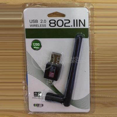 Antena Usb 2.0 Receptor De Wifi Wireless Internet Sem Fio 1200Mbps 802.Inn Pc Notebook 7