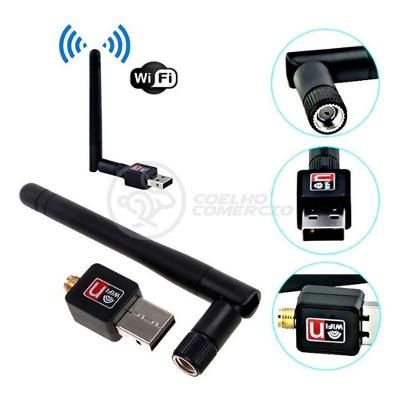 Antena Usb 2.0 Receptor De Wifi Wireless Internet Sem Fio 1200Mbps 802.Inn Pc Notebook 31