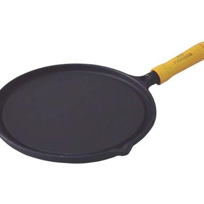 Bifeteira de Ferro Fundido Redonda Lisa 25cm Rig Fundidos