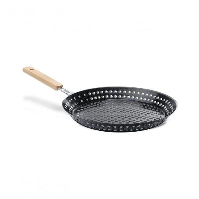 Grelha Preta Para Carnes E Vegetais 30,5 Cm Em Aço Carbono Para Altas Temperaturas Do Seu Churrasco