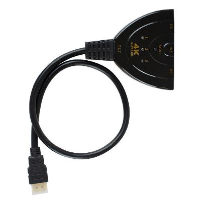 Chave Seletora Hdmi 3 Entradas 1 Saida Versao 1.4 Evus C-079