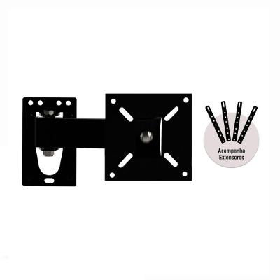 Suporte Articulado Brasforma Para Tv De 10 A 56 Smart Tv, Led, Lcd, Plasma, 3d
