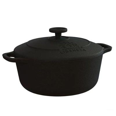 Panela Mini Ferro Alça Ferro com Tampa Porção Petisco 12cm