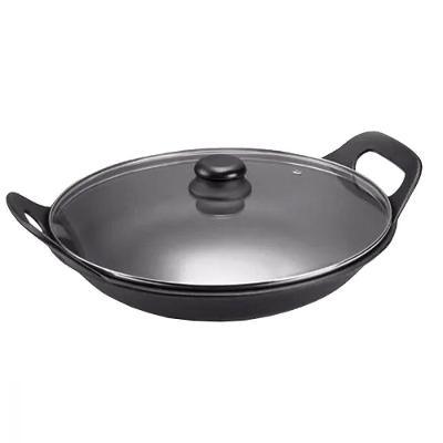 Panela Risoto de Ferro com Tampa de Vidro 2,5 Litros.