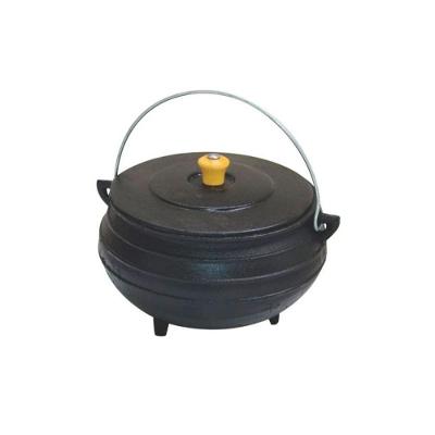 Panela Tripé de Ferro Fundido com Tampa Capacidade 8 Lt