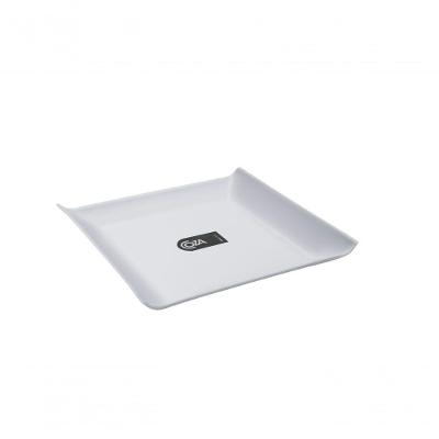 Prato Quadrado Casual Pequeno Cozy 16 X 16 X 2,5 Cm Branco Coza