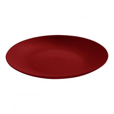 Prato Refeição Cozy 25,7 X 25,7 X 3 Cm Vermelho Bold Coza