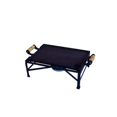 Rechaud Bifeteira Ferro Fundido álcool 01 Fogareiro 37x27cm