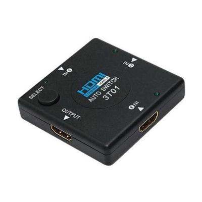 Switch Hdmi Divisor Hub Com 3 Portas Hdmi Full Hd 1080p