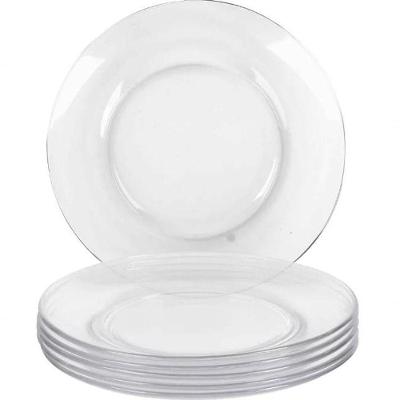 Conjunto De 24 Pratos De Vidro Raso 23Cm Astral Duralex