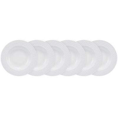 Conjunto De Pratos Fundos 06 Peças Ártico Schmidt