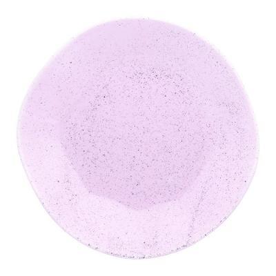 Jogo De Pratos Rasos Em Porcelana Ryo Com 6 Peças 27,5cm Oxford Pink Sand