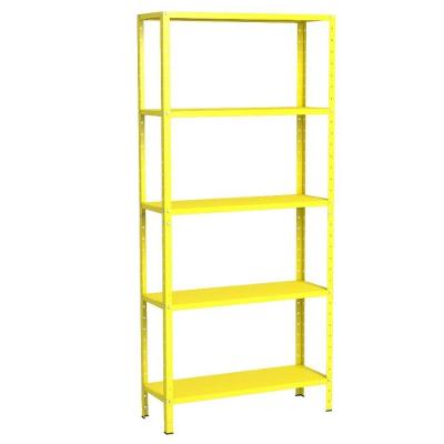 Estante Aço 5 Prateleiras Livros Eaf005 Amarelo