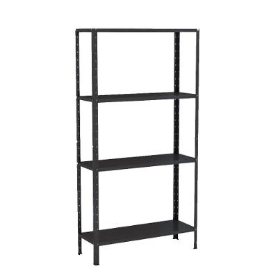 Estante Aço 4 Prateleiras Livros Cozinha Quarto Eaf006 Preta