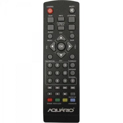 Controle Remoto Para Conversor Digital Aquário Dvt 5000 7000