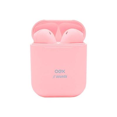 Fone De Ouvido Bluetooth Oex Candy Tws11 Rosa Claro Rosa