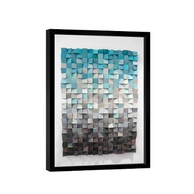 Quadro Azul 3d Effect Br Artes