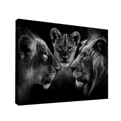 Quadro Decorativo Family In Black Br Artes Médio 84x54