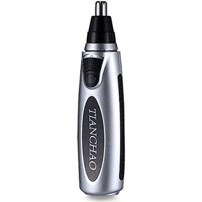 Depilador Pelos Do Nariz E Orelha Aparador Masculino Pilha Preto/cinza