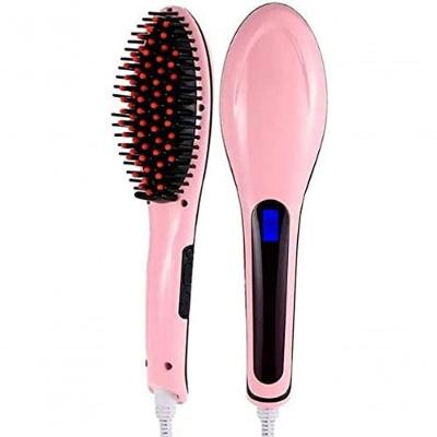 Escova Mágica Alisadora Fast Hair Straightener Bivolt 