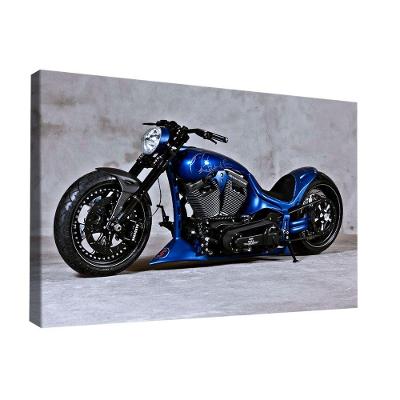 Quadro Harley Davidson Blue Br Artes