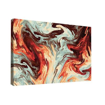 Quadro Lava Abstrata Br Artes Grande 118x78