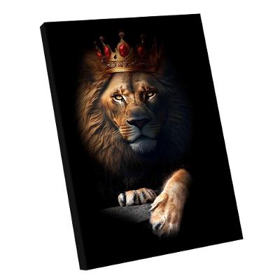 Quadro Leão Conservador Br Artes Grande 118x78