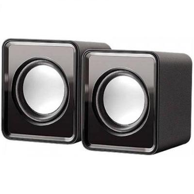 Mini Caixa de Som 3w Rms Compacta Usb P2 - Preto