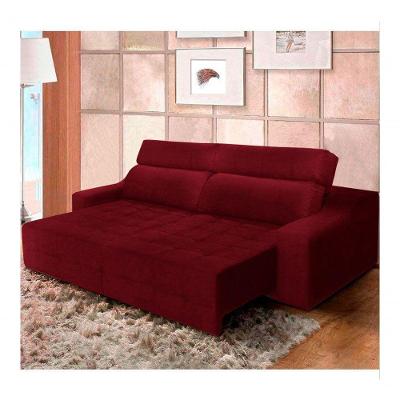 Sofá Top Lubeck Retrátil Reclinável 290 Vermelho-