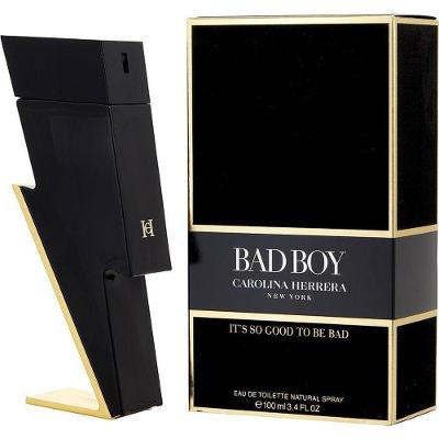 Perfume Masculino Carolina Herrera Bad Boy Edt 100 Ml