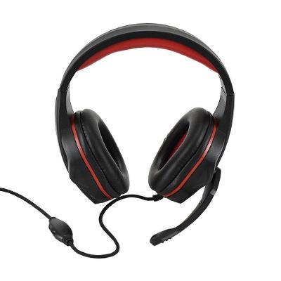 Fone de Ouvido PC Gamer F-02 2 Conectores P2 Preto e Vermelho Evus