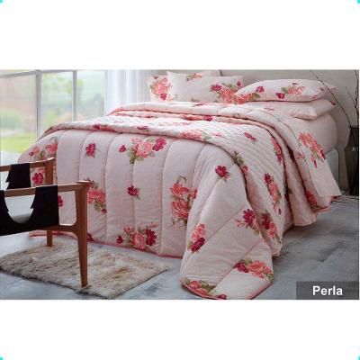 Jogo De Cama Casal Duplo 4 Peças Perla 250x220cm 140 Fios Realce Premium