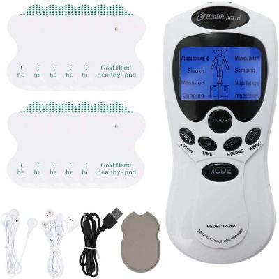 Estimulador Muscular Do Agregado Familiar Portátil Multi-funcional Digital Meridiano Massageador Cx