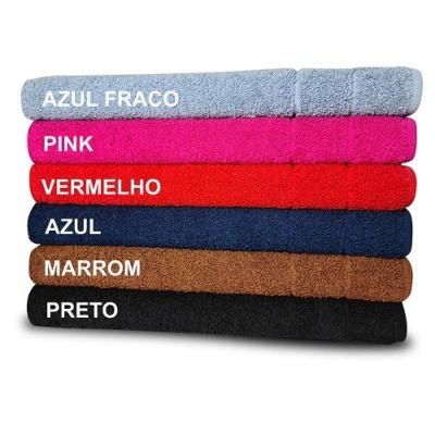 Kit 10 Tapetes Banheiro 550G/M² Felpudo 45X70Cm Azul Claro
