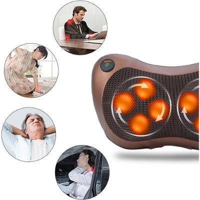 Massageador Almofada Shiatsu Rotativa Infravermelho Massagem Pés Pescoço Pernas Coluna