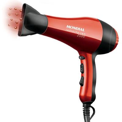 Secador De Cabelos Mondial Infinity 2500 Sc-12- 220v - vermelho/preto