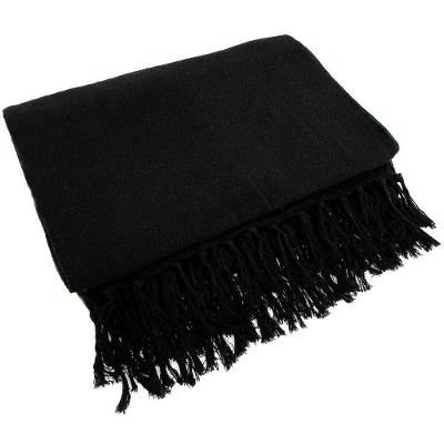 Manta Para Sofá Tipo Manta Capa De Sofá 2,40 X 1,80 Cor:Preto