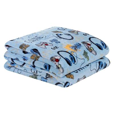 Cobertor Carrosel Solteiro Infantil Mantinha Flannel Estampada 01 Peça - Game