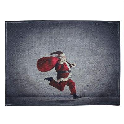 Jogo Americano Estampa Natalina Papai Noel 2 Peças