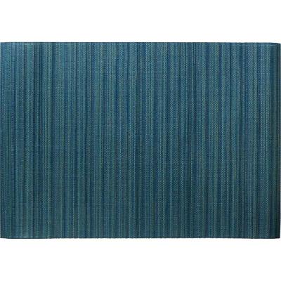 Lugar Americano 44X30Cm Pvc Azul 4Pç