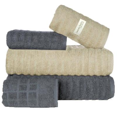 Jogo De Toalha Wave Kit Com 2 Banhão 2 Rosto 1 Piso
