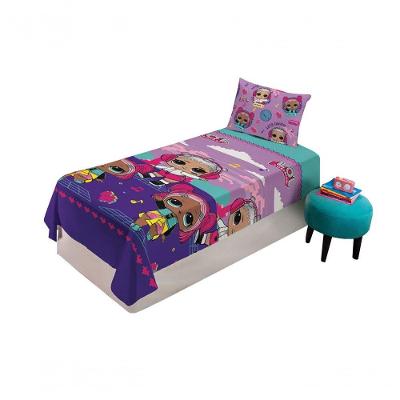 Jogo de Cama Infantil Lol Solteiro 2Pçs Roxo