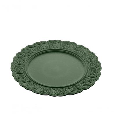 Sousplat De Plástico Merida Verde 33Cm
