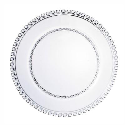 Sousplat Em Cristal Diamante 32cm L'hermitage