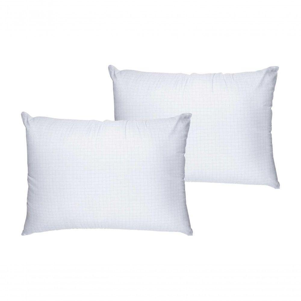Kit 2 Travesseiros Tech Suporte Médio Branco 50x70cm - 5