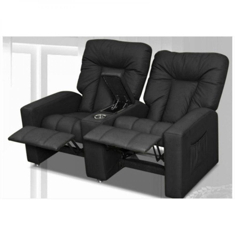 Poltrona Dupla Reclinável Jetta MX8 Corano Preto - Matrix - 2