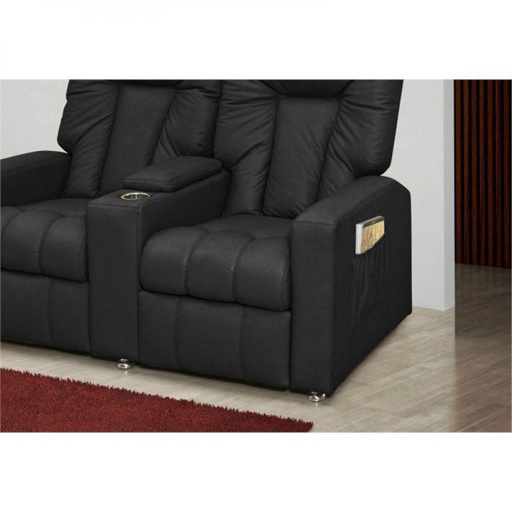 Poltrona Dupla Reclinável Jetta MX8 Corano Preto - Matrix - 4