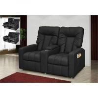 Poltrona Dupla Reclinável Jetta MX8 Corano Preto - Matrix - 1